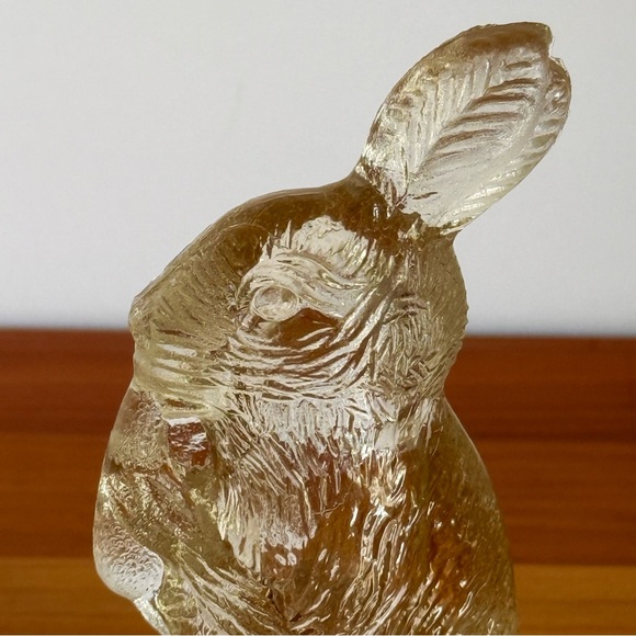 Vintage Glass Bunny Rabbit With Carrot Candy Holder - Picture 12 of 12